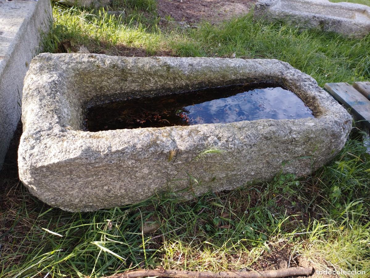 Artesan&iacute;a: Pil&oacute;n R&uacute;stico Rectangular de Granito 125x56x30 / jrsanchezantiques - Foto 5