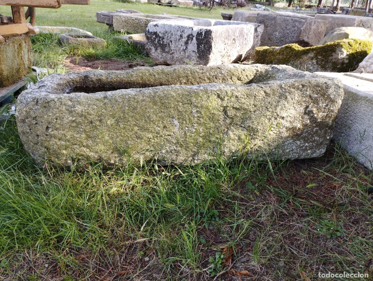 Artesan&iacute;a: Pil&oacute;n R&uacute;stico Rectangular de Granito 125x56x30 / jrsanchezantiques - Foto 6