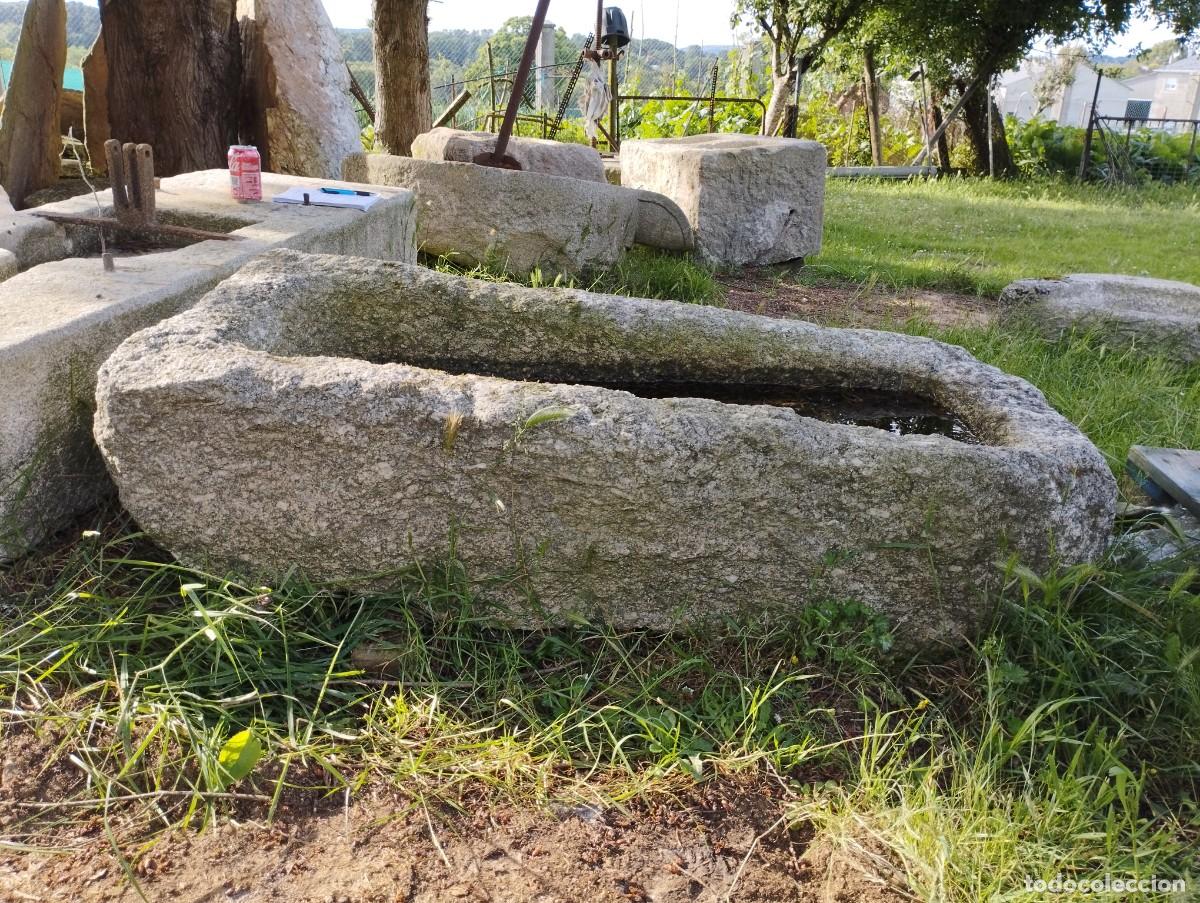 Artesan&iacute;a: Pil&oacute;n R&uacute;stico Rectangular de Granito 125x56x30 / jrsanchezantiques - Foto 8
