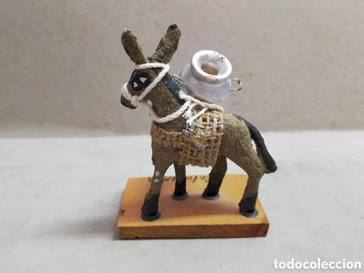 Artesan&iacute;a: BURRITO EN MADERA. COLOMBIA. 7 CM. - Foto 4