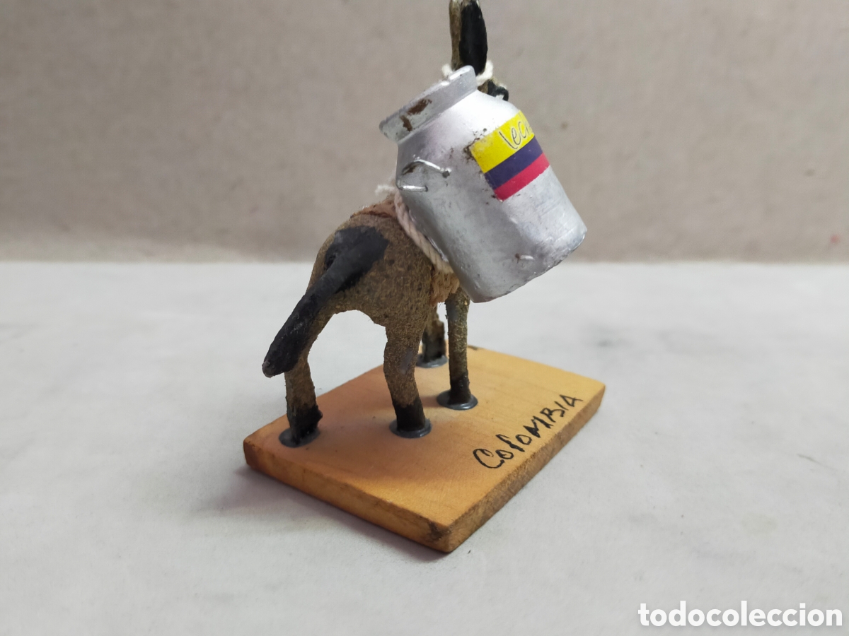 Artesan&iacute;a: BURRITO EN MADERA. COLOMBIA. 7 CM. - Foto 6