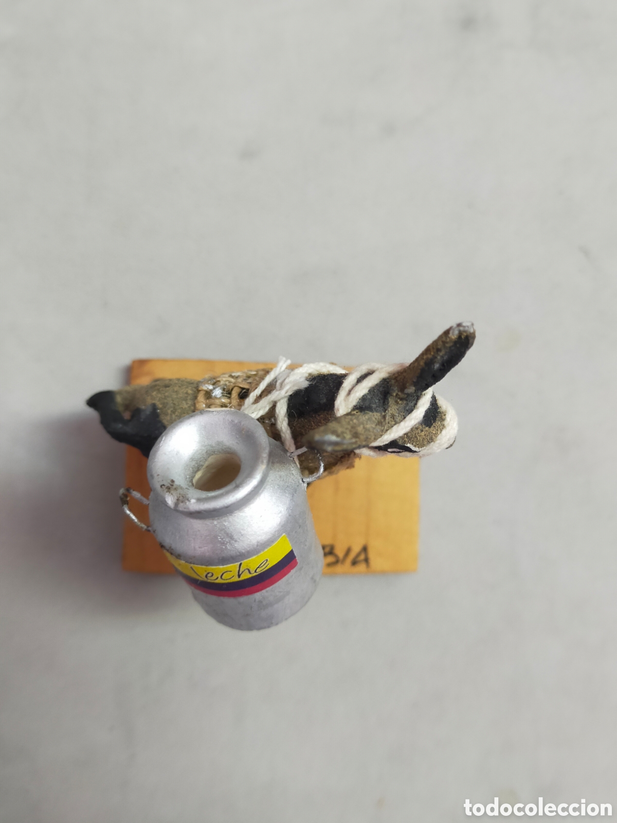 Artesan&iacute;a: BURRITO EN MADERA. COLOMBIA. 7 CM. - Foto 7