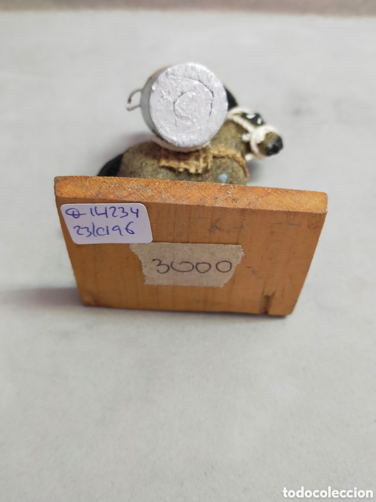Artesan&iacute;a: BURRITO EN MADERA. COLOMBIA. 7 CM. - Foto 9