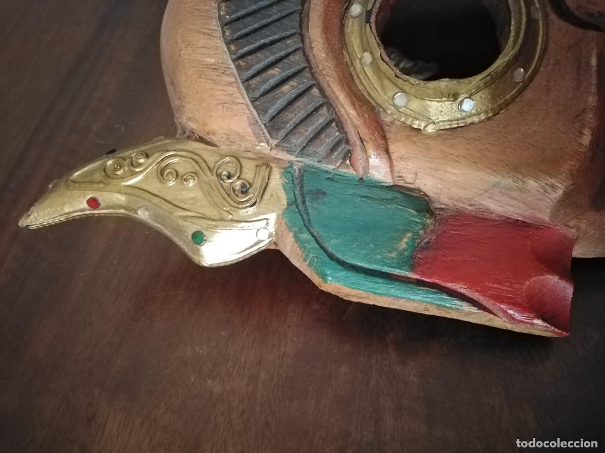 Artesan&iacute;a: M&aacute;scara asi&aacute;tica. En madera. - Foto 9
