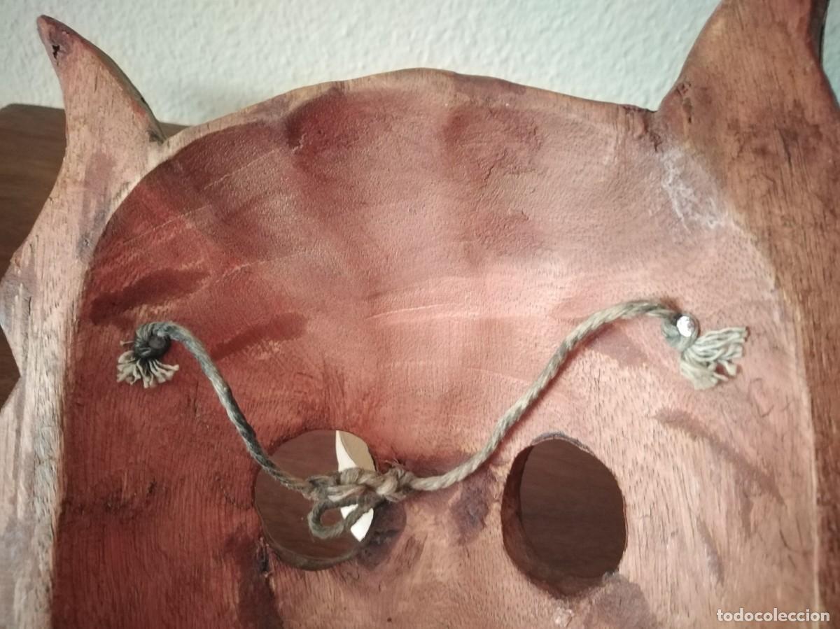 Artesan&iacute;a: M&aacute;scara asi&aacute;tica. En madera. - Foto 12