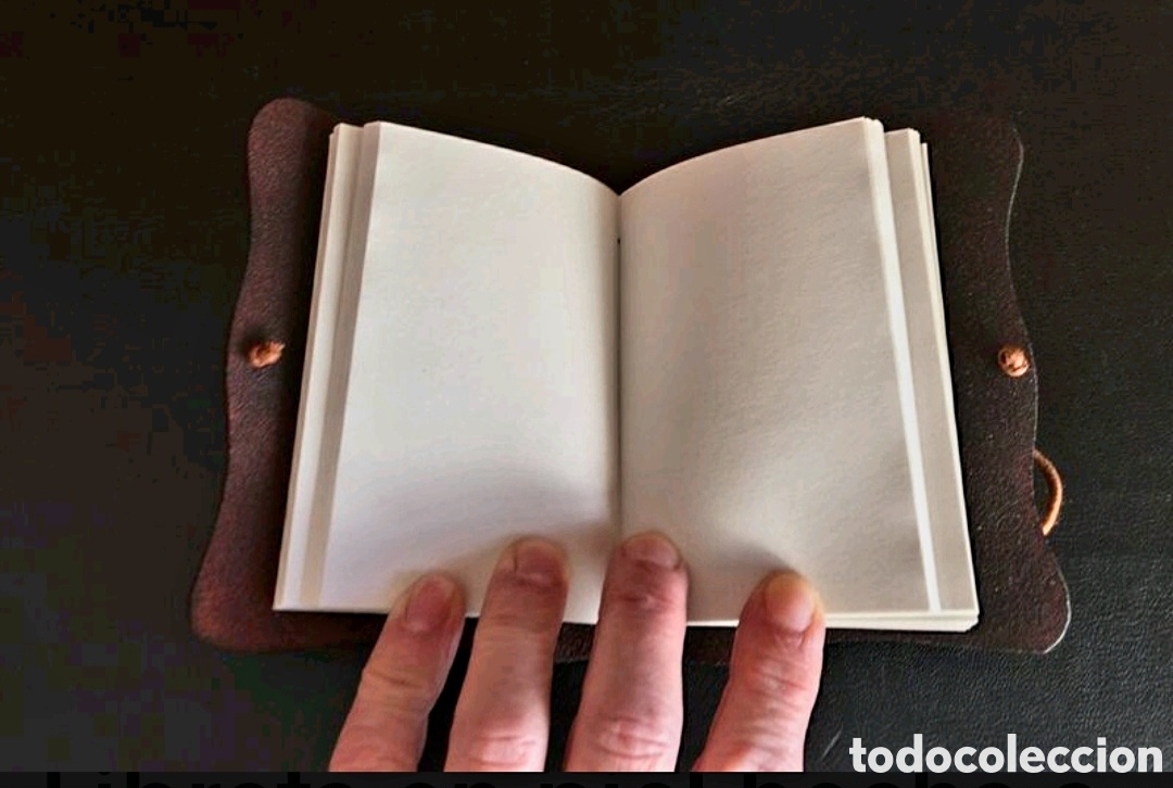 Artesan&iacute;a: Libreta grabada en piel artesanal - Foto 4