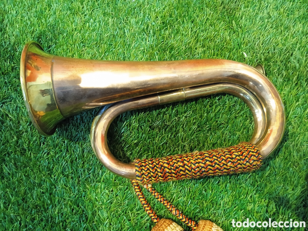 Artesan&iacute;a: CORNETA MILITAR 26 CM DE LARGO. - Foto 2