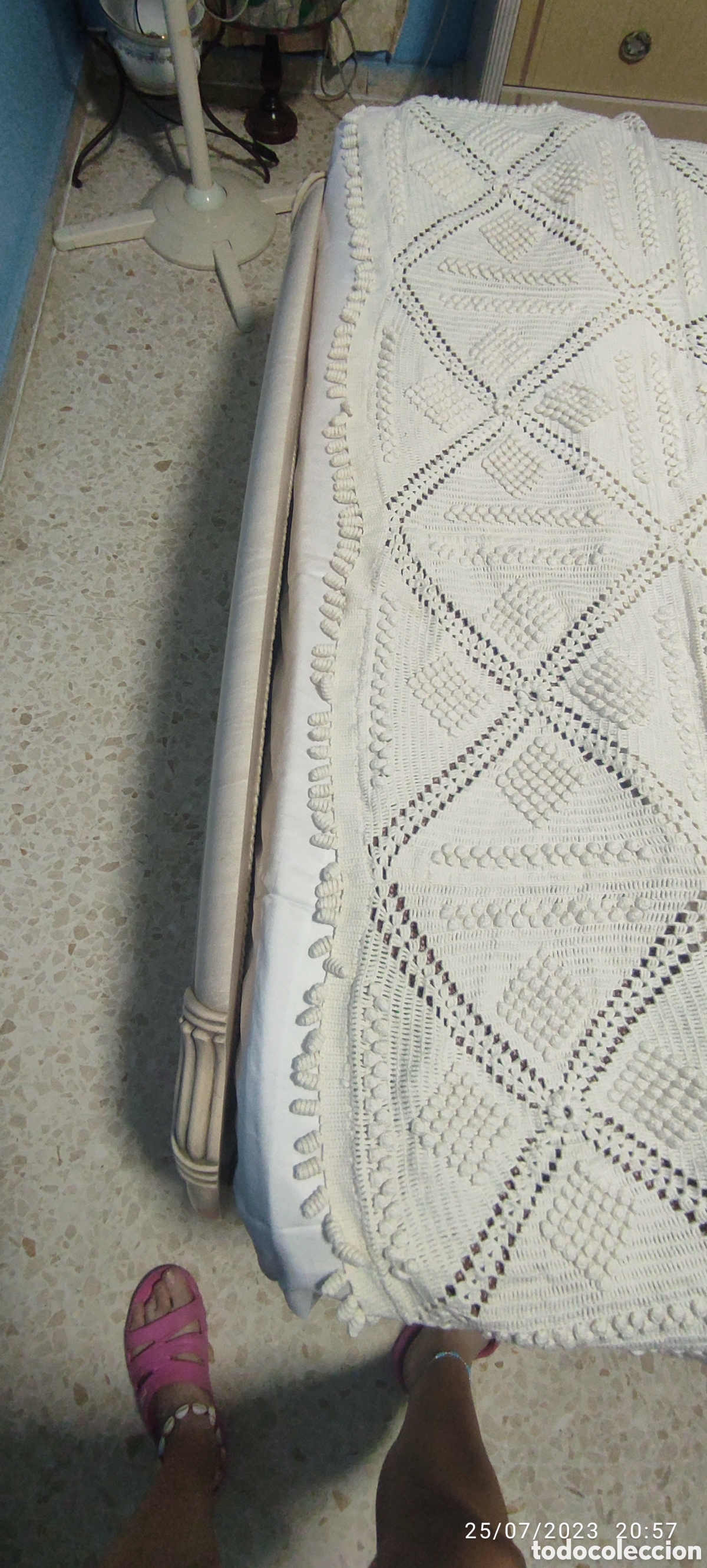 Artesan&iacute;a: Colcha de ganchillo - Foto 6