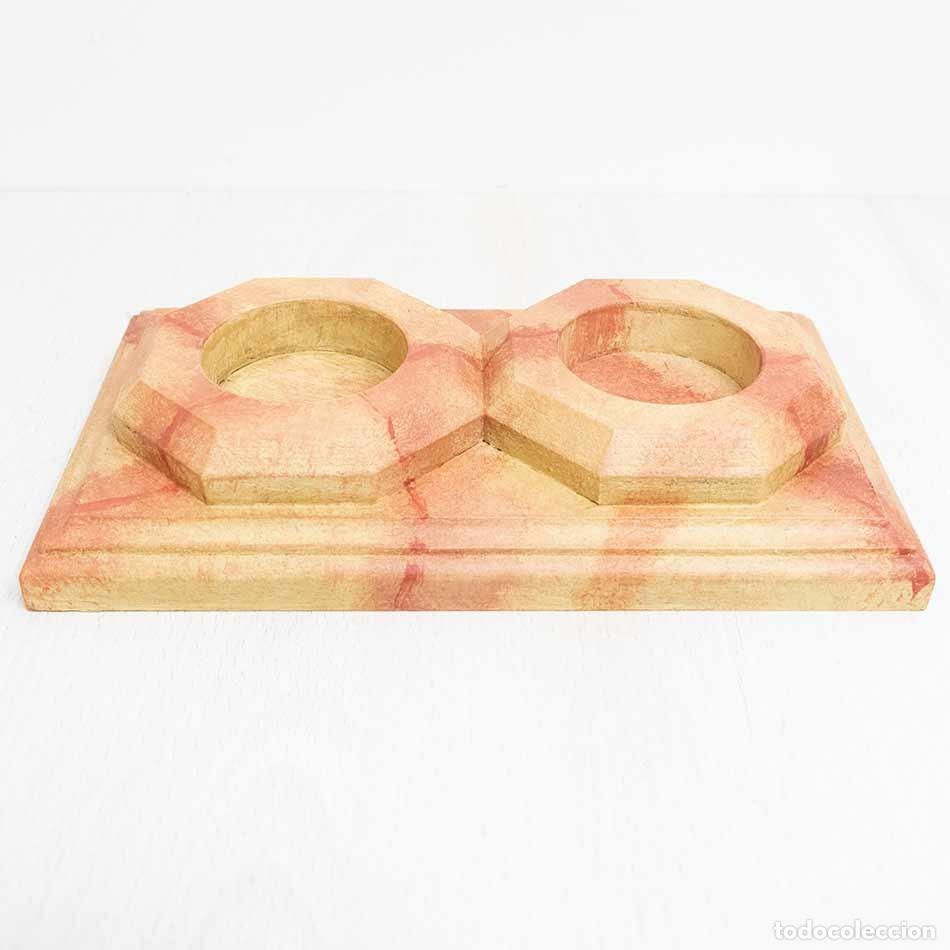 Artesan&iacute;a: Base para vinajeras - Foto 2