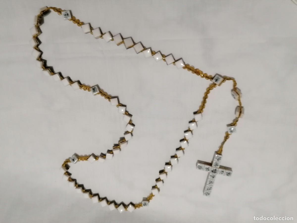 Artesan&iacute;a: Rosario de teselas hecho a mano - Foto 2
