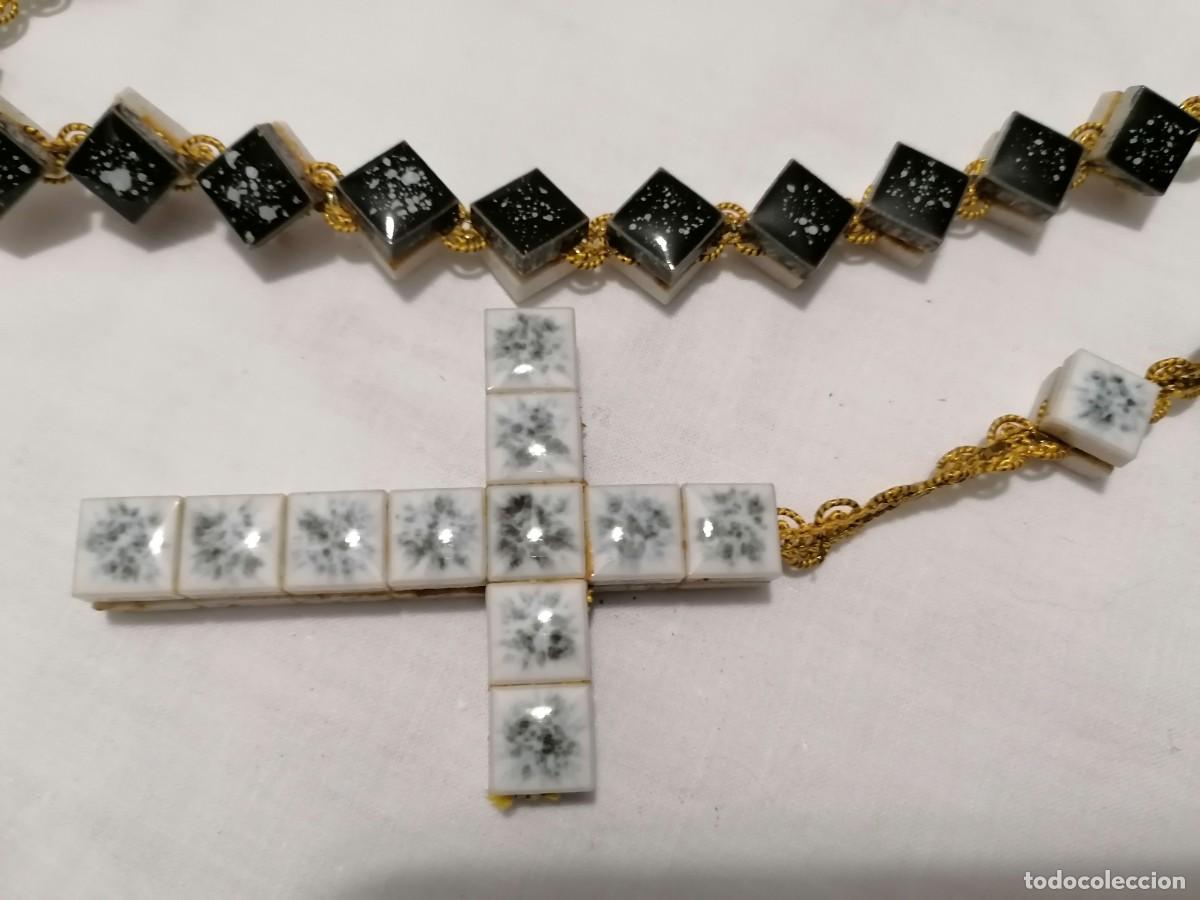 Artesan&iacute;a: Rosario de teselas hecho a mano - Foto 3