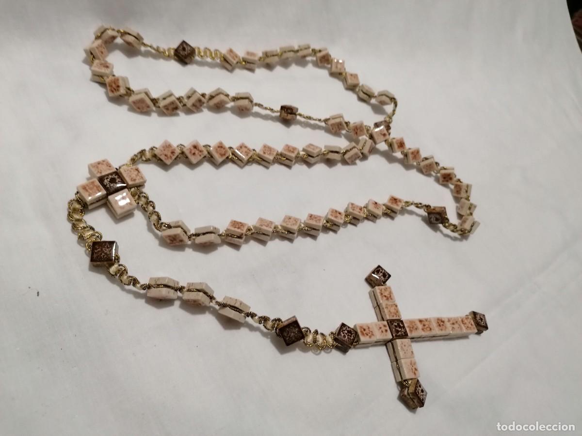Artesan&iacute;a: Rosario de teselas hecho a mano - Foto 4