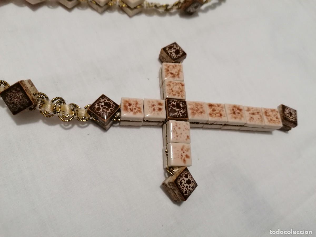 Artesan&iacute;a: Rosario de teselas hecho a mano - Foto 5