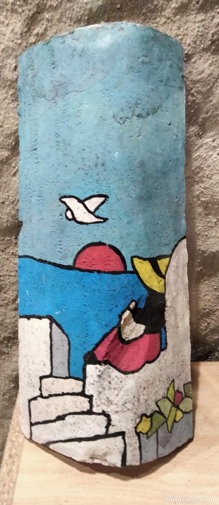 Artesan&iacute;a: Teja decorativa. - Foto 1