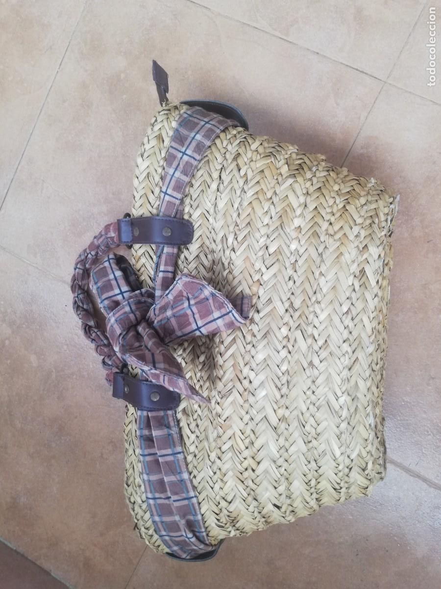 Artesan&iacute;a: CESTA HOJAS DE PALMA PARA LA PLAYA - Foto 1