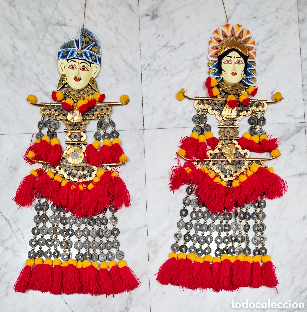 Artesan&iacute;a: Pareja de figuras Balinesas - Foto 1