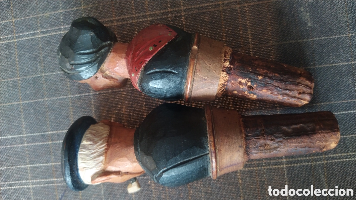 Artesan&iacute;a: Antiguos tapones de madera tallado - Foto 4