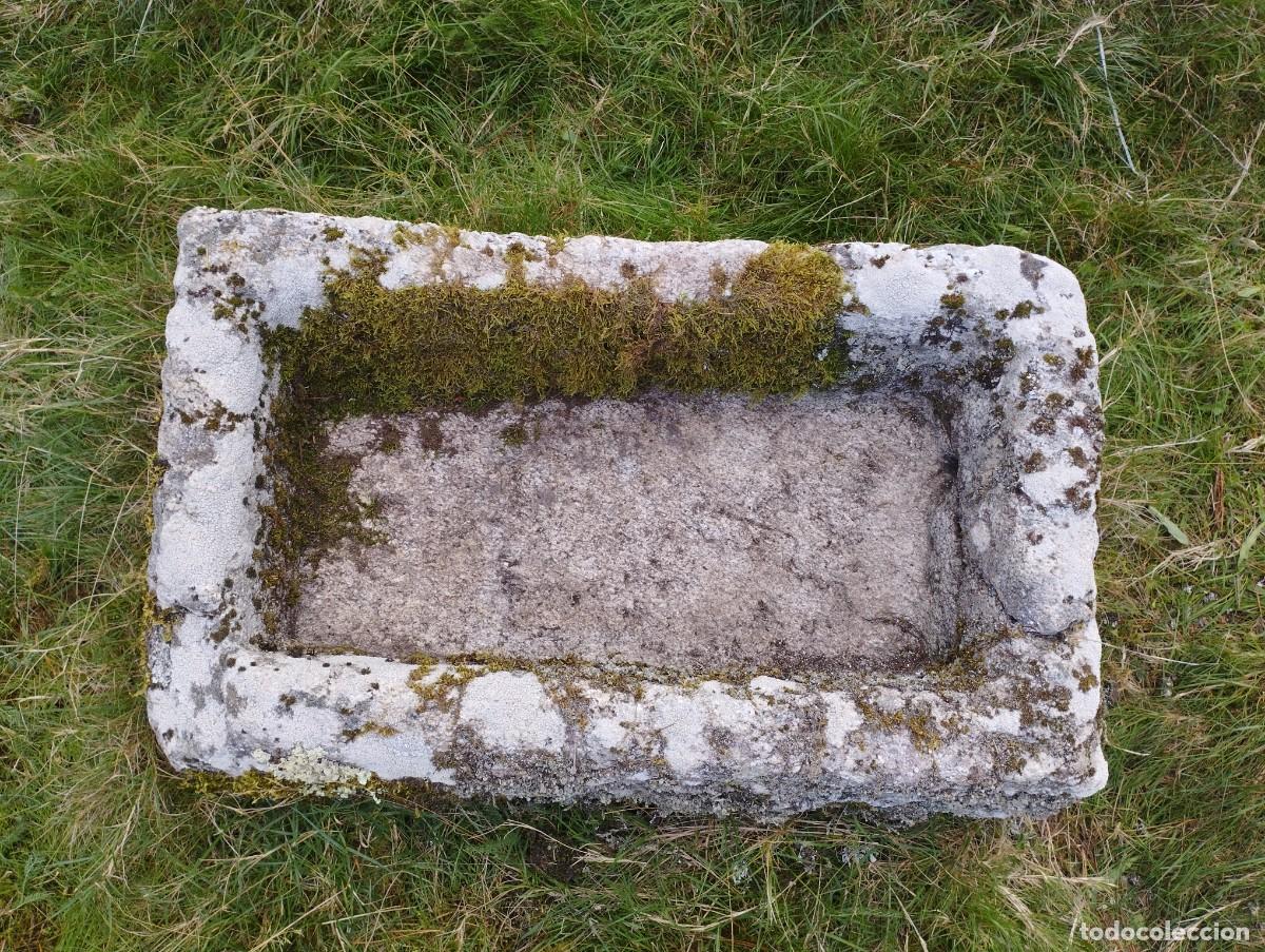 Artesan&iacute;a: Pila R&uacute;stica rectangular de Granito con Desag&uuml;e 83x48x26 // jrsanchezantiques - Foto 4