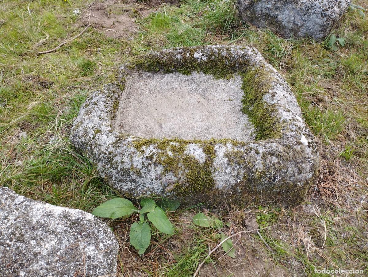 Artesan&iacute;a: Pila R&uacute;stica Rectangular de Granito 77x71x20 / jrsanchezantiques - Foto 7