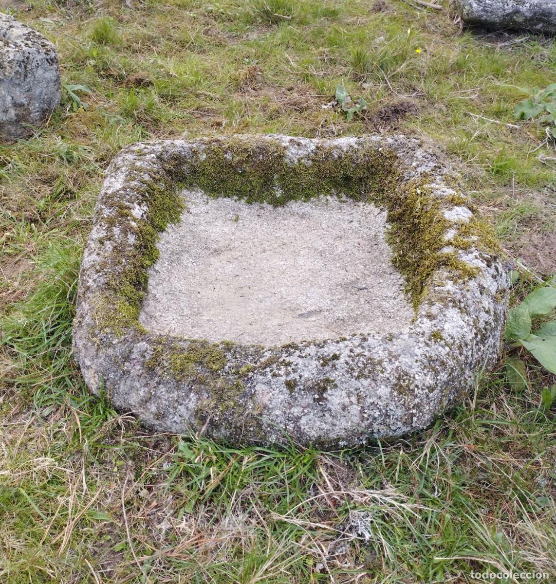 Artesan&iacute;a: Pila R&uacute;stica Rectangular de Granito 77x71x20 / jrsanchezantiques - Foto 8