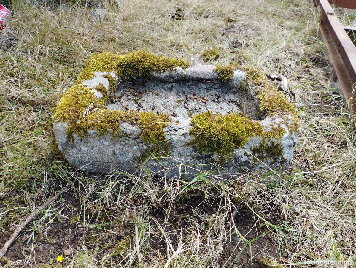 Artesan&iacute;a: Pila R&uacute;stica Rectangular de Granito 43x30x18 / jrsanchezantiques - Foto 4