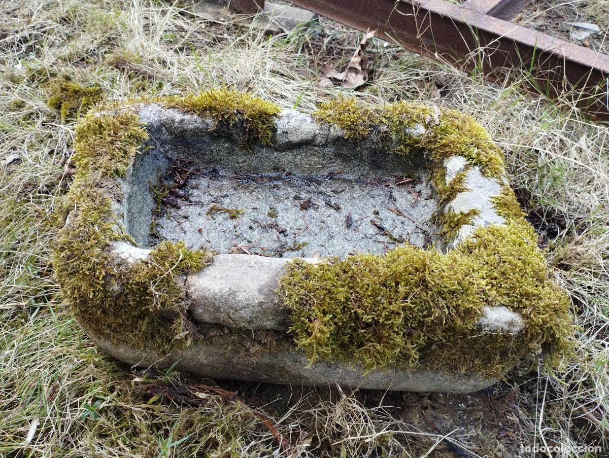 Artesan&iacute;a: Pila R&uacute;stica Rectangular de Granito 43x30x18 / jrsanchezantiques - Foto 7