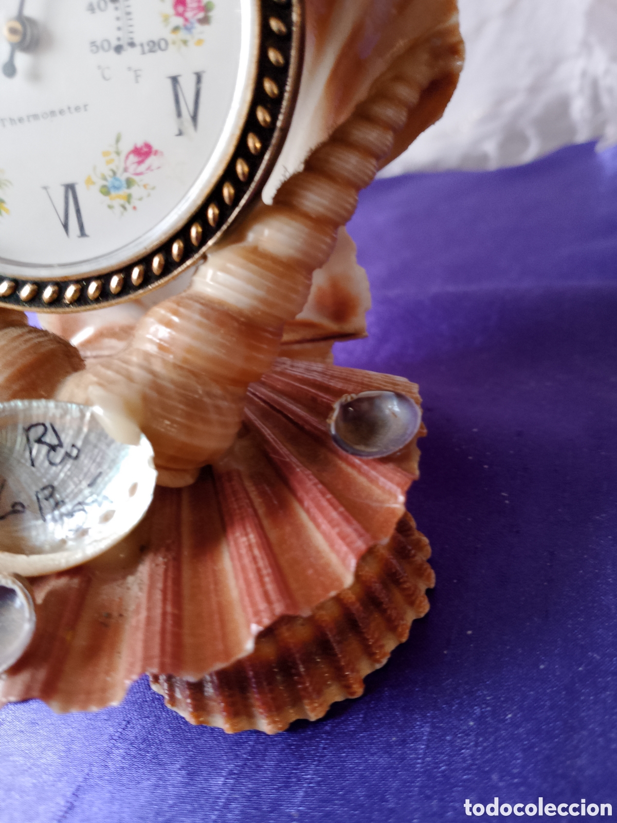 Artesan&iacute;a: Term&oacute;metro entre conchas composici&oacute;n decorativa - Foto 9