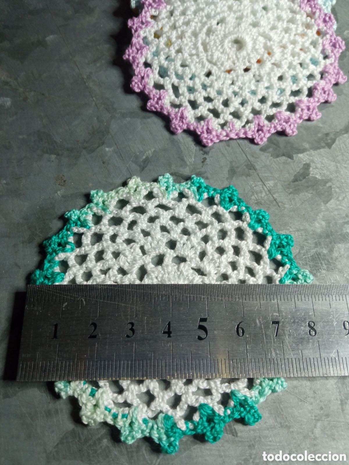 Artesan&iacute;a: 6 posavasos ganchillo - Foto 3