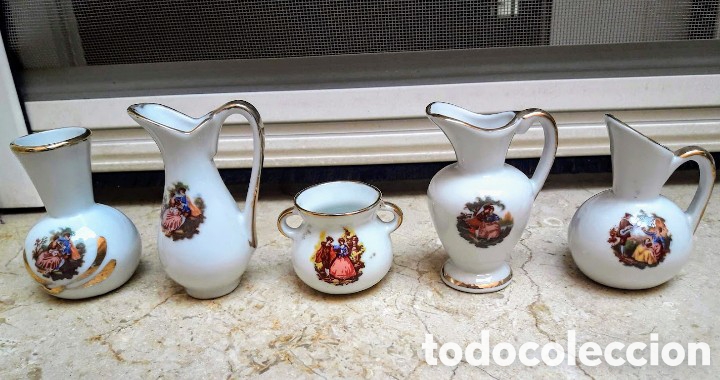 Artesan&iacute;a: 5 miniaturas de porcelana - Foto 4