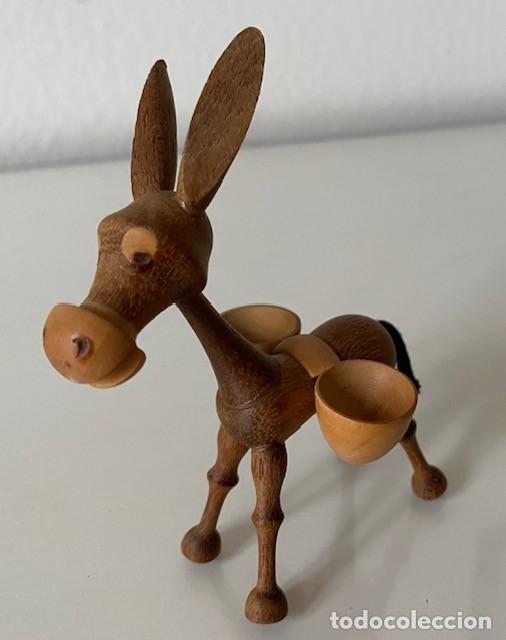 Artesanato e Manualidades: BURRO CON ALFORJAS VINTAGE FIGURA EN MADERA REALIZADA POR VILA ARTESAN&Iacute;A ESPA&Ntilde;OLA