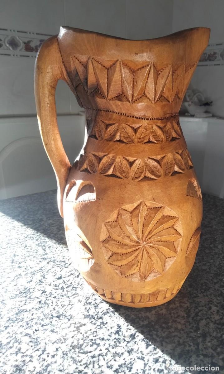 Artesan&iacute;a: Artesan&iacute;a. Talla Madera. Jarra. - Foto 1