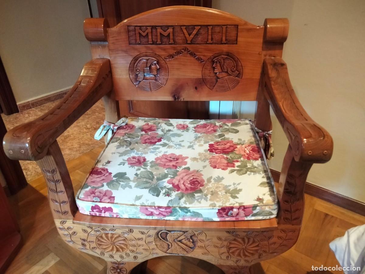 Artesan&iacute;a: Artesan&iacute;a sill&oacute;n tallado en madera - Foto 1