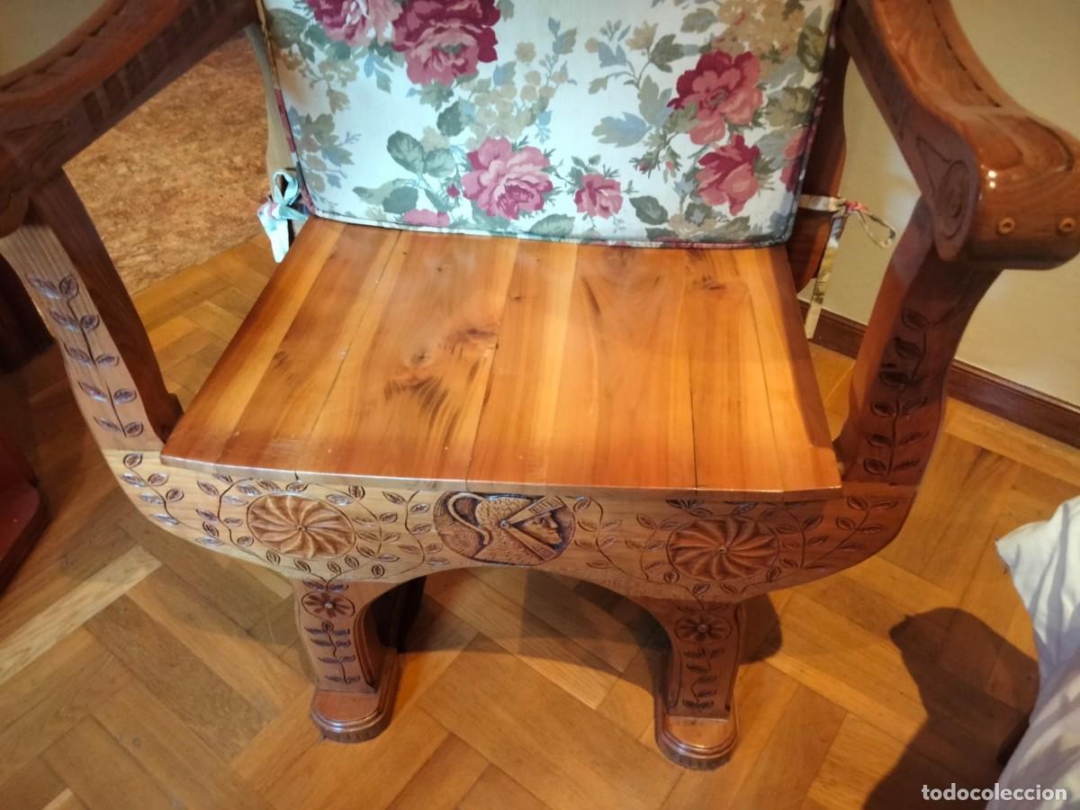 Artesan&iacute;a: Artesan&iacute;a sill&oacute;n tallado en madera - Foto 2