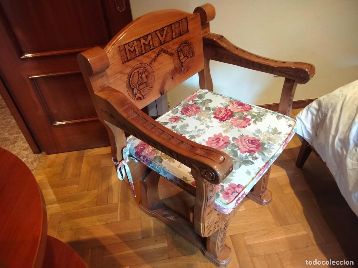 Artesan&iacute;a: Artesan&iacute;a sill&oacute;n tallado en madera - Foto 3