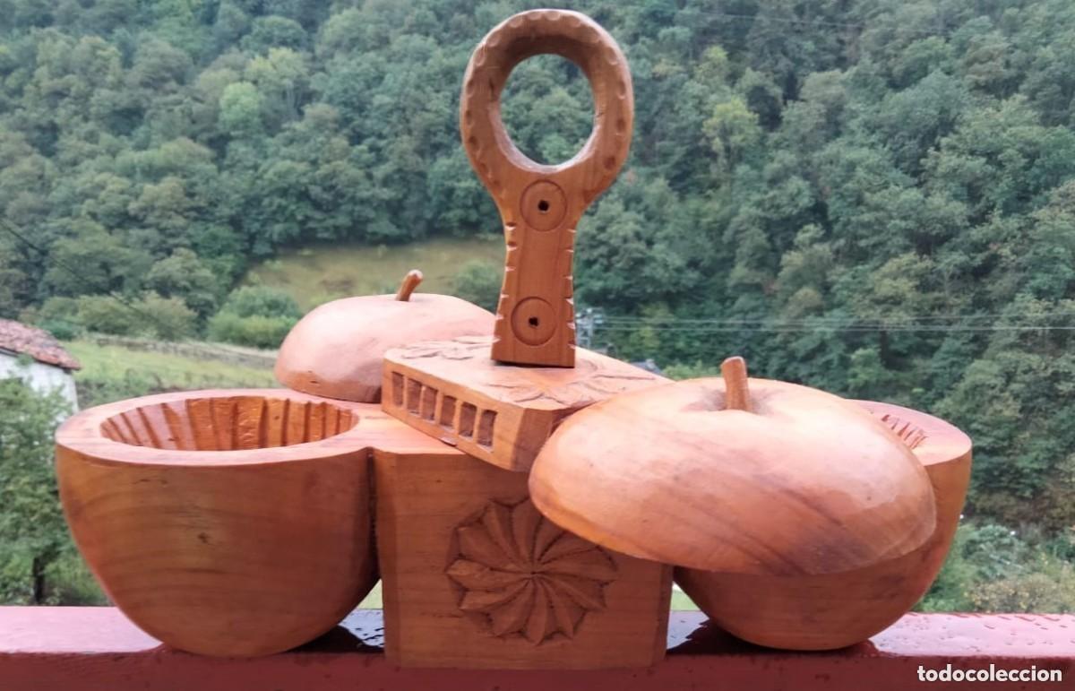 Artesan&iacute;a: Artesan&iacute;a Talla madera Recipiente multiusos Especiero - Foto 2