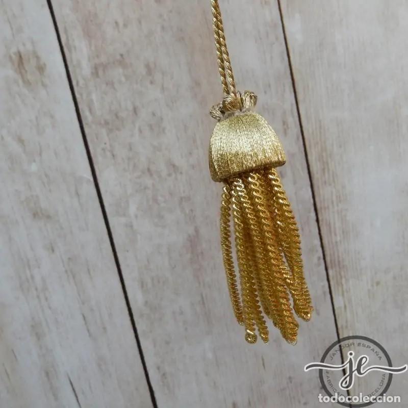 Artesanato e Manualidades: Borla de oro oscuro 5 cm