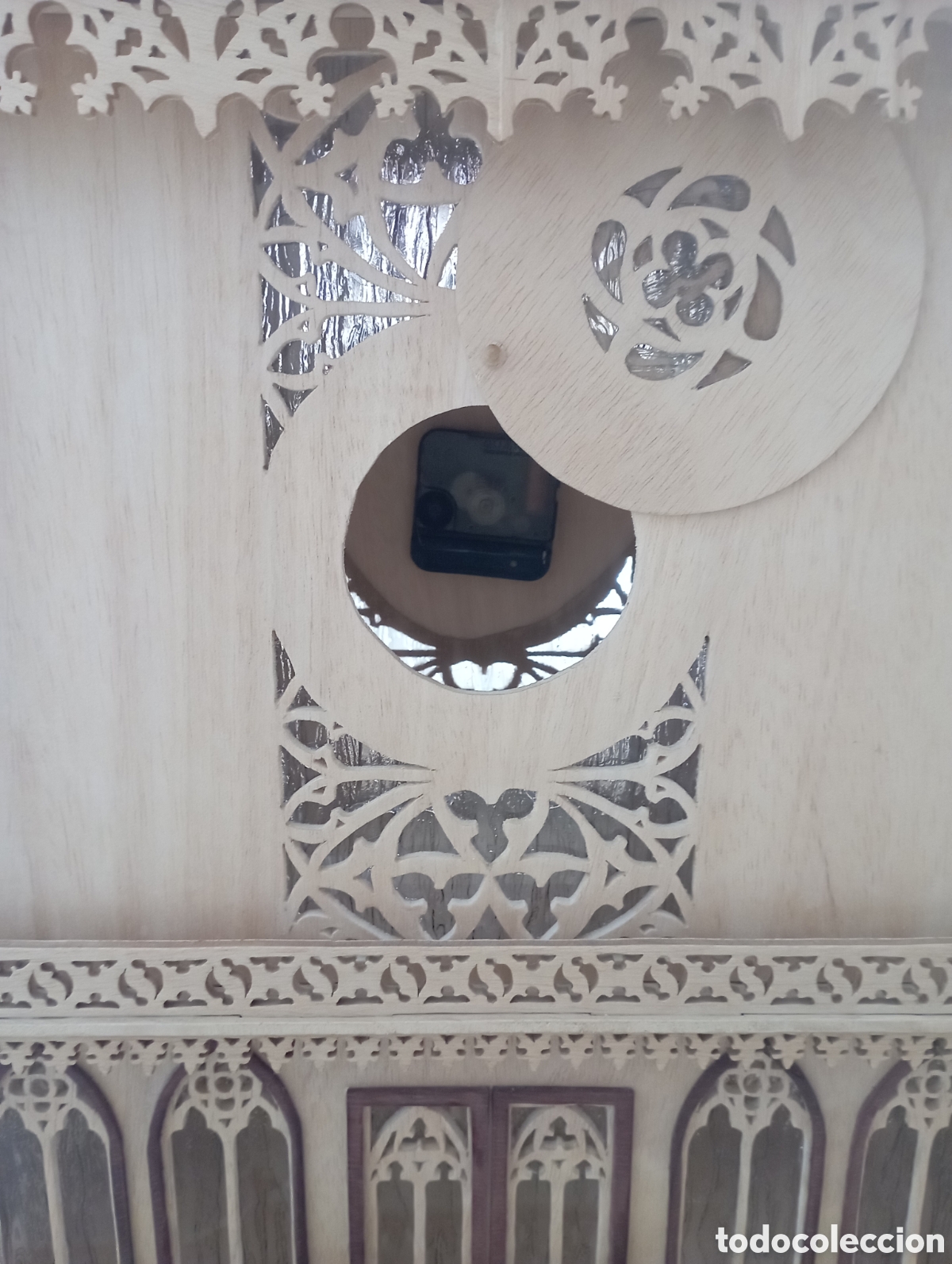 Artesan&iacute;a: Reloj grande de marqueter&iacute;a. - Foto 11