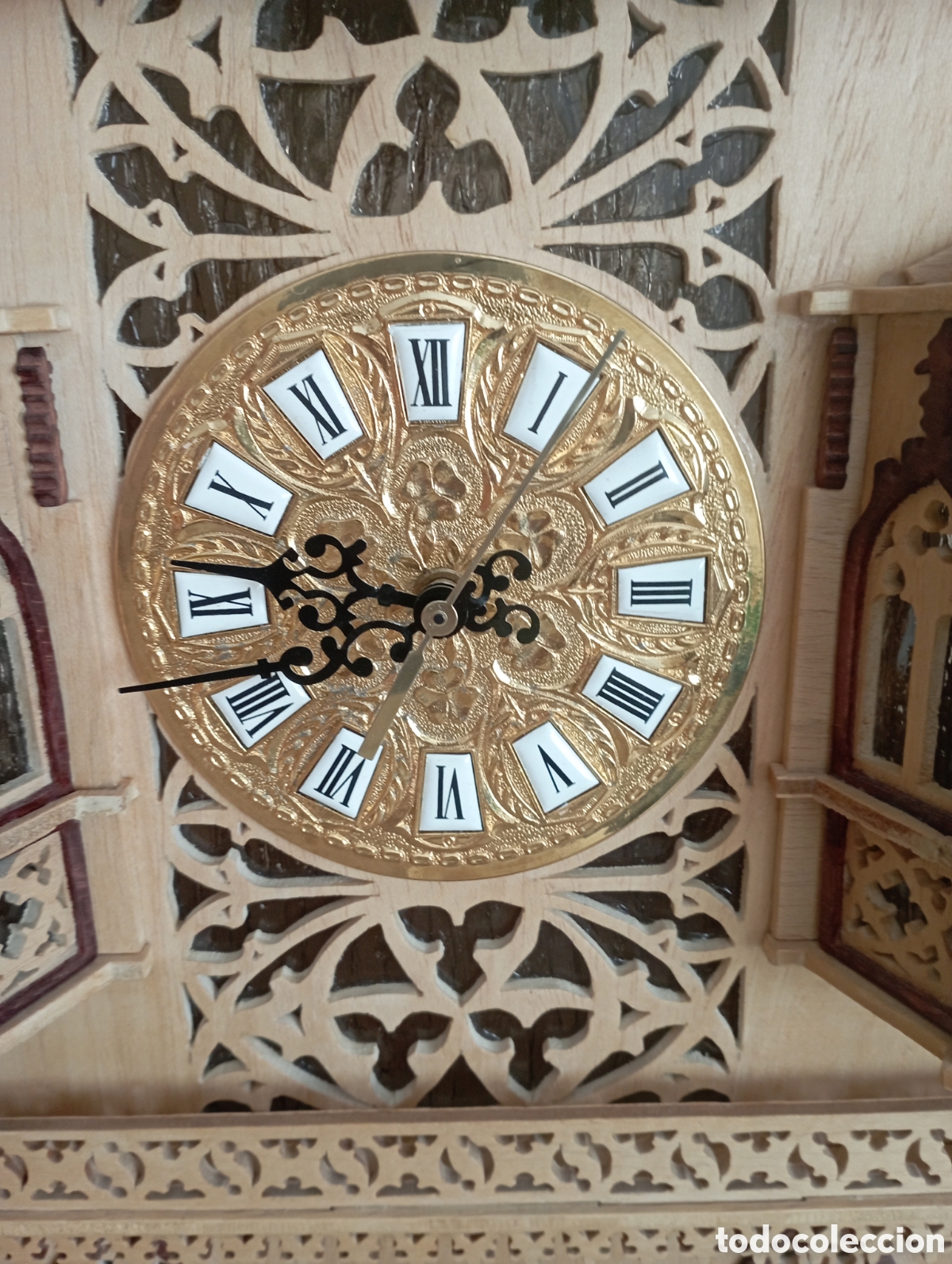 Artesan&iacute;a: Reloj grande de marqueter&iacute;a. - Foto 2