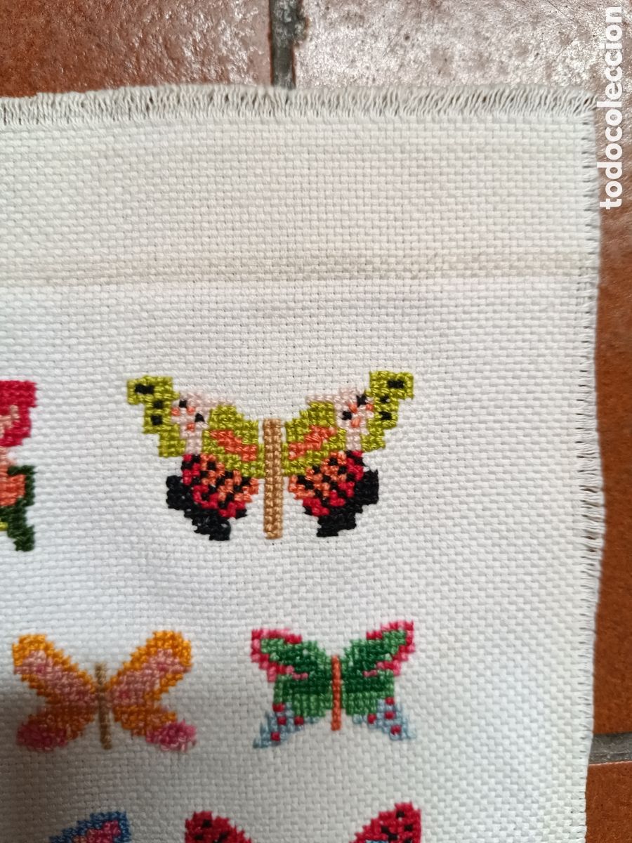 Artesan&iacute;a: Punto de cruz Mariposas - Foto 4