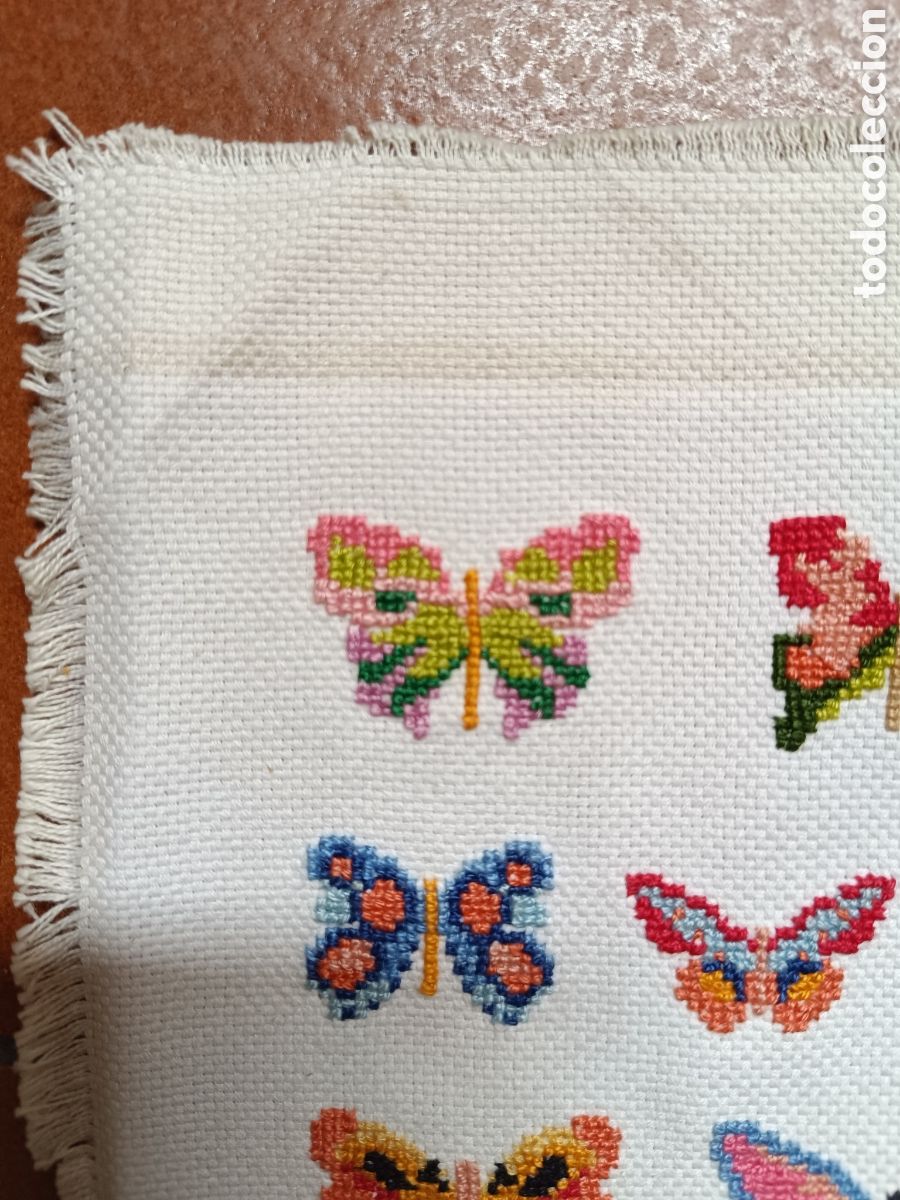 Artesan&iacute;a: Punto de cruz Mariposas - Foto 2