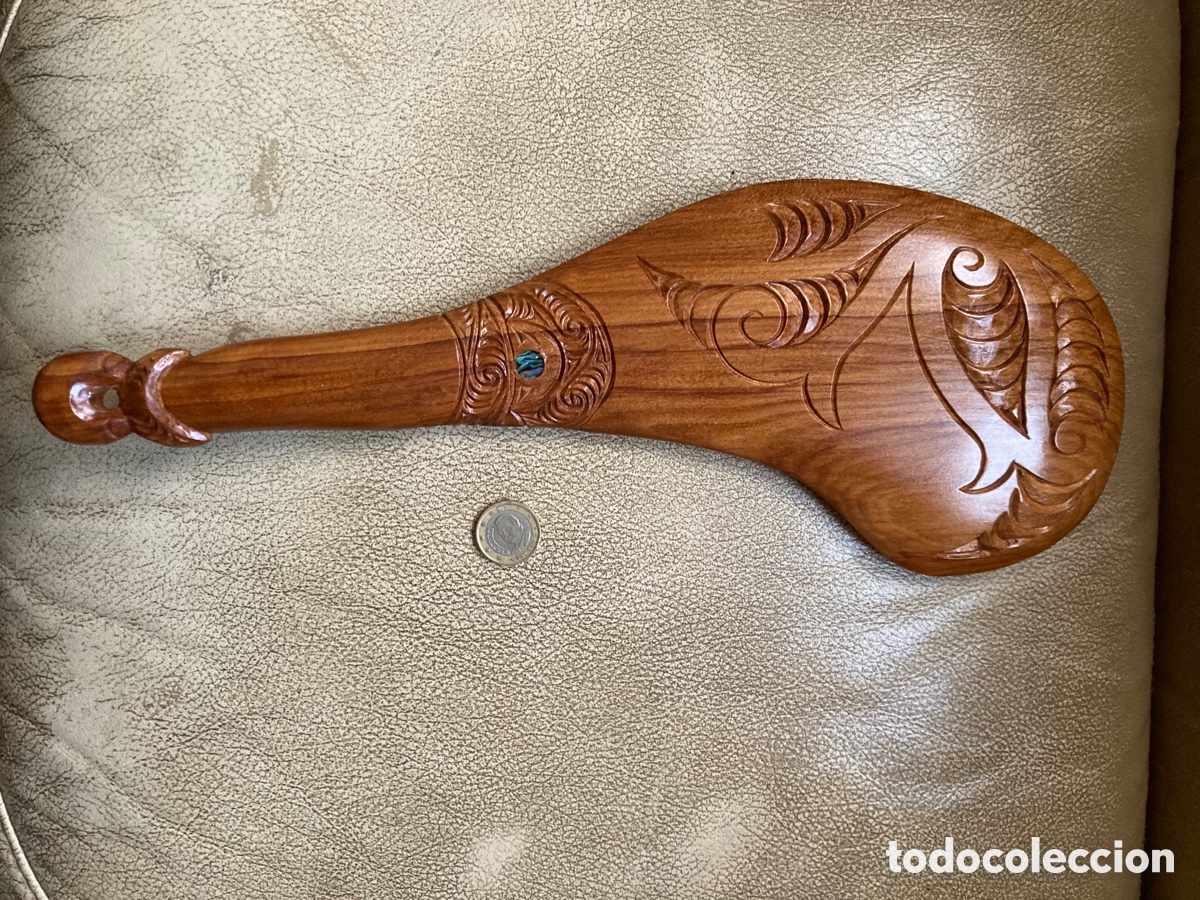 Artesan&iacute;a: Hacha maor&iacute; Nueva Zelanda madera de kauri - Foto 2