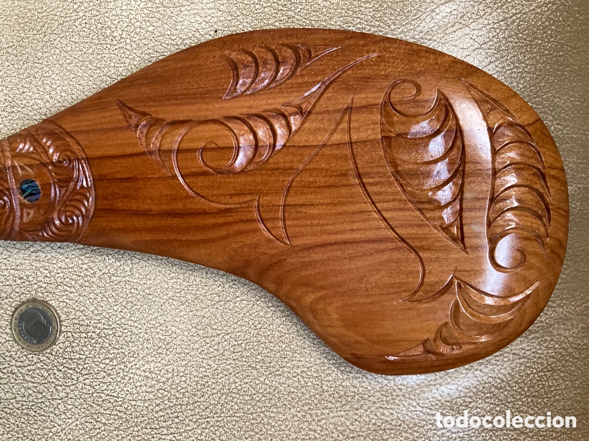 Artesan&iacute;a: Hacha maor&iacute; Nueva Zelanda madera de kauri - Foto 4