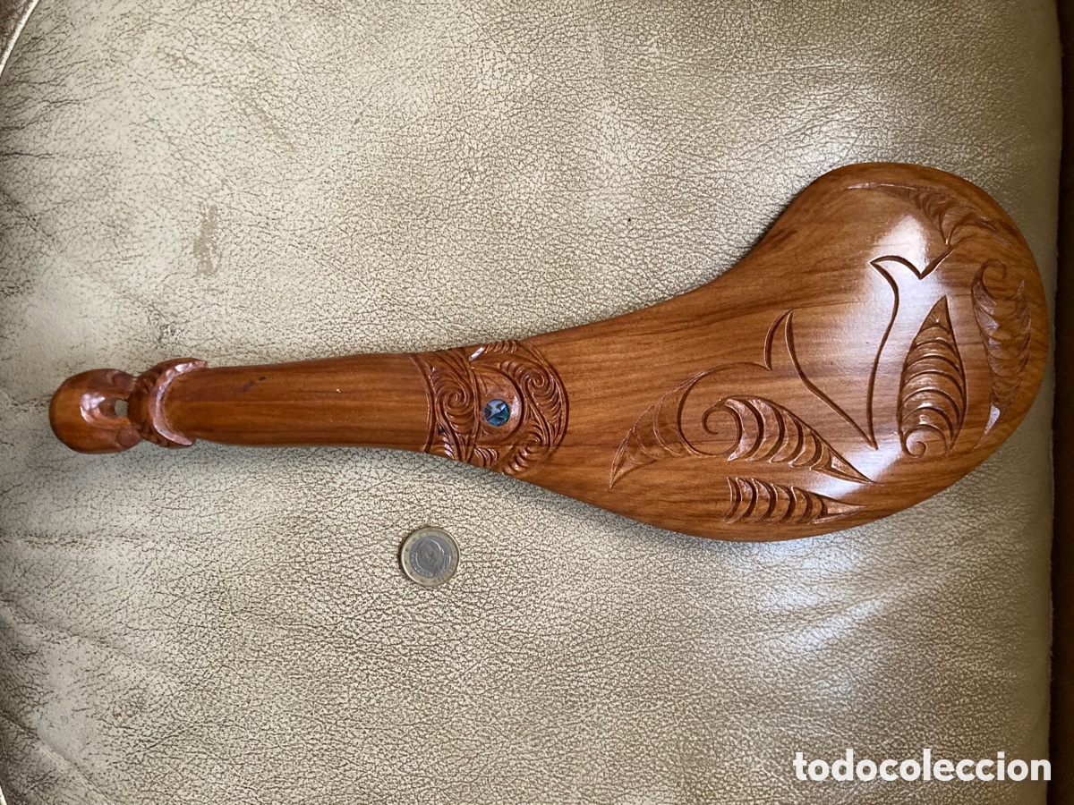 Artesan&iacute;a: Hacha maor&iacute; Nueva Zelanda madera de kauri - Foto 5