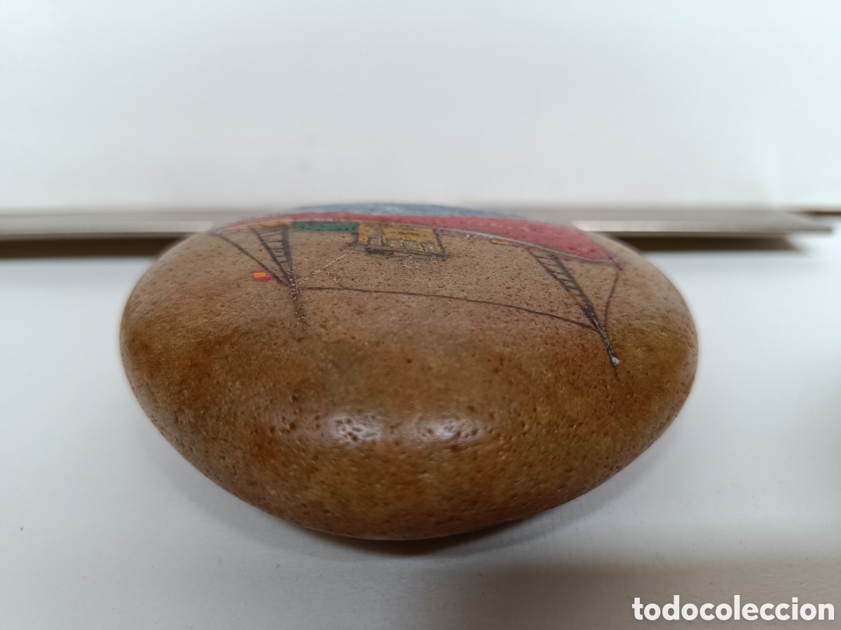 Artesan&iacute;a: Piedra pintada a mano de un barco - Foto 2