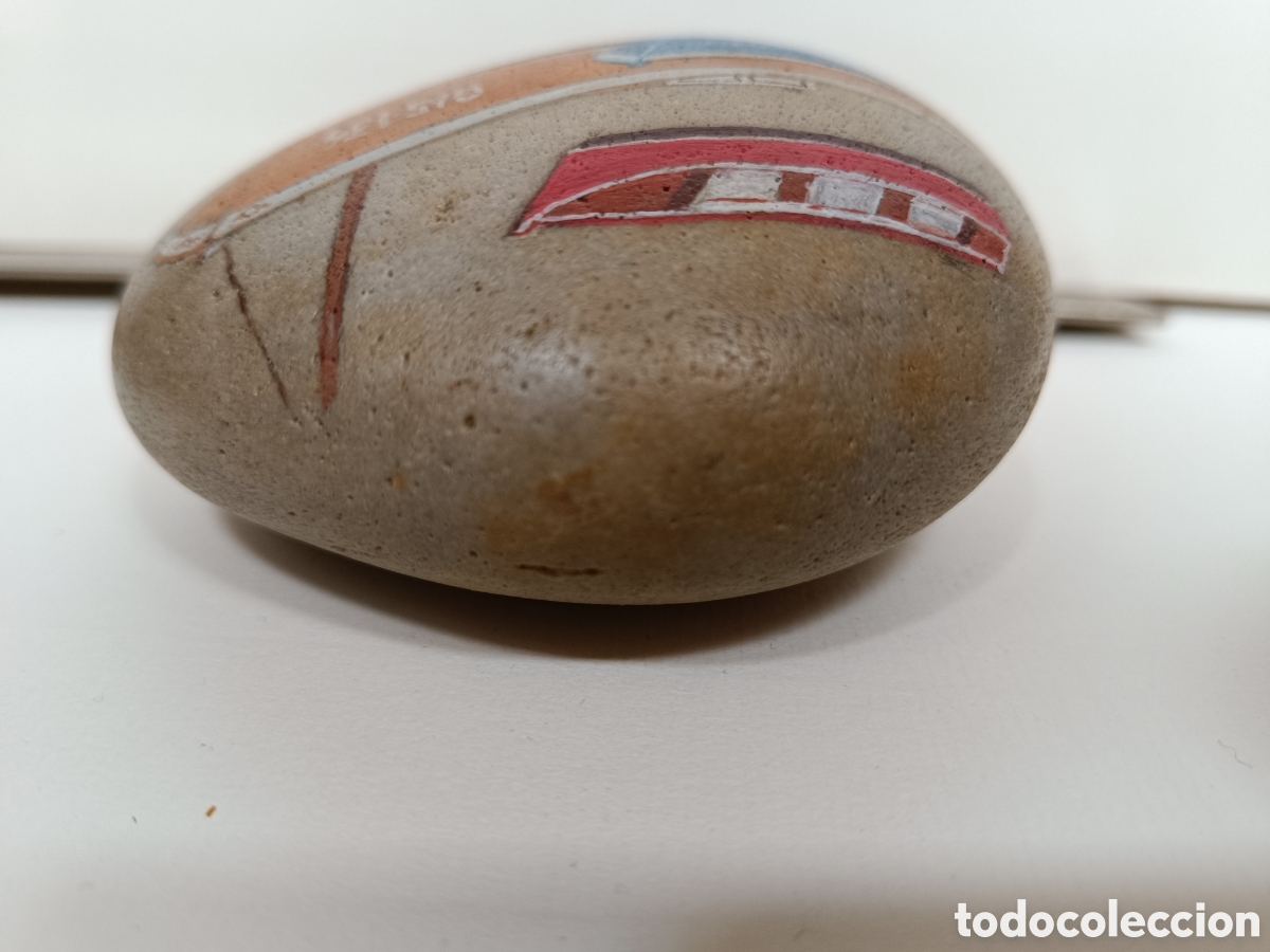Artesan&iacute;a: Piedra pintada a mano barcas - Foto 2
