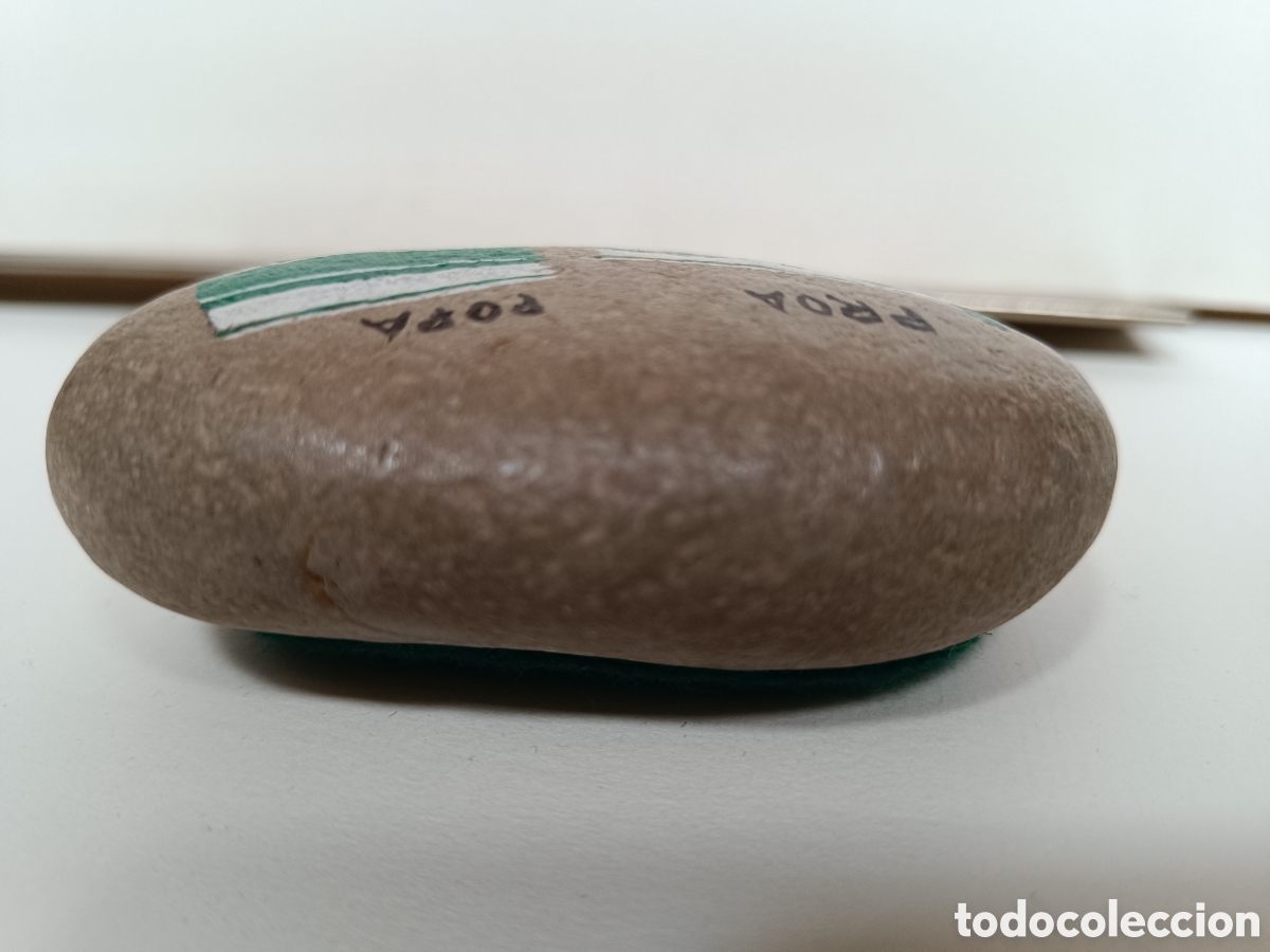 Artesan&iacute;a: Piedra pintada a mano proa y popa de barco - Foto 2