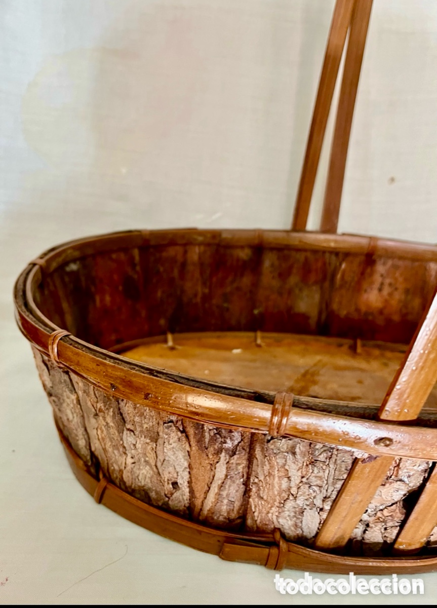 Artesan&iacute;a: CESTA DE CORTEZA DE ROBLE - Foto 2
