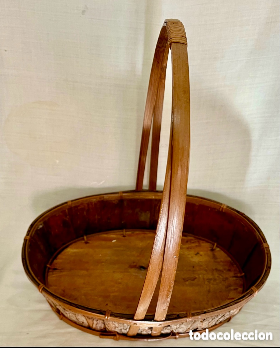 Artesan&iacute;a: CESTA DE CORTEZA DE ROBLE - Foto 4