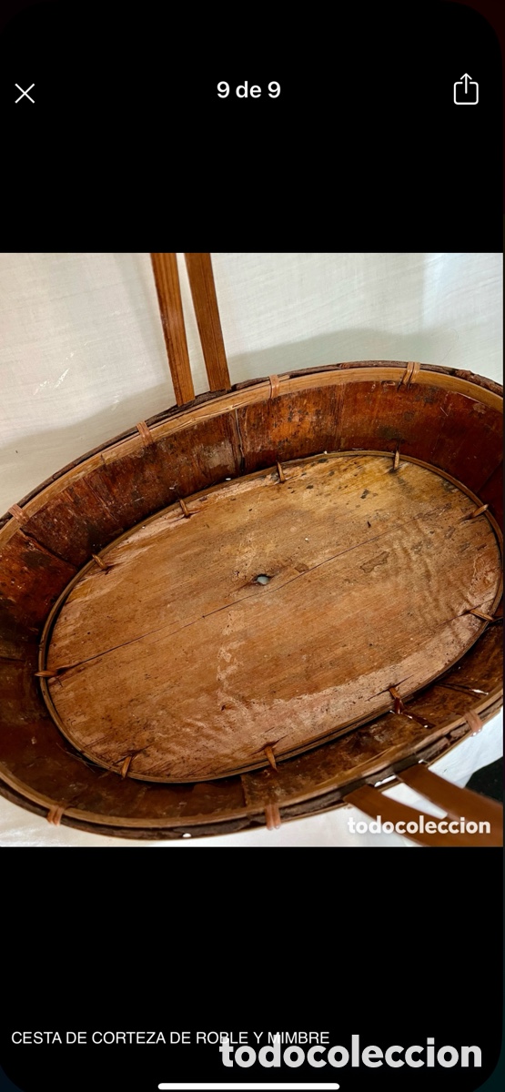 Artesan&iacute;a: CESTA DE CORTEZA DE ROBLE - Foto 6