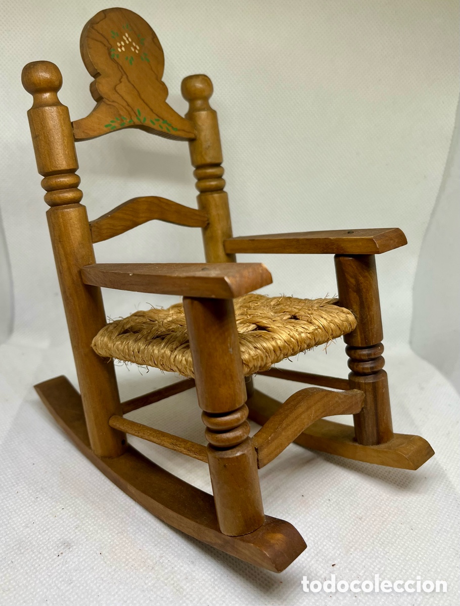 Artesan&iacute;a: MECEDORA DE MADERA ARTESANAL COMO NUEVA - Foto 4